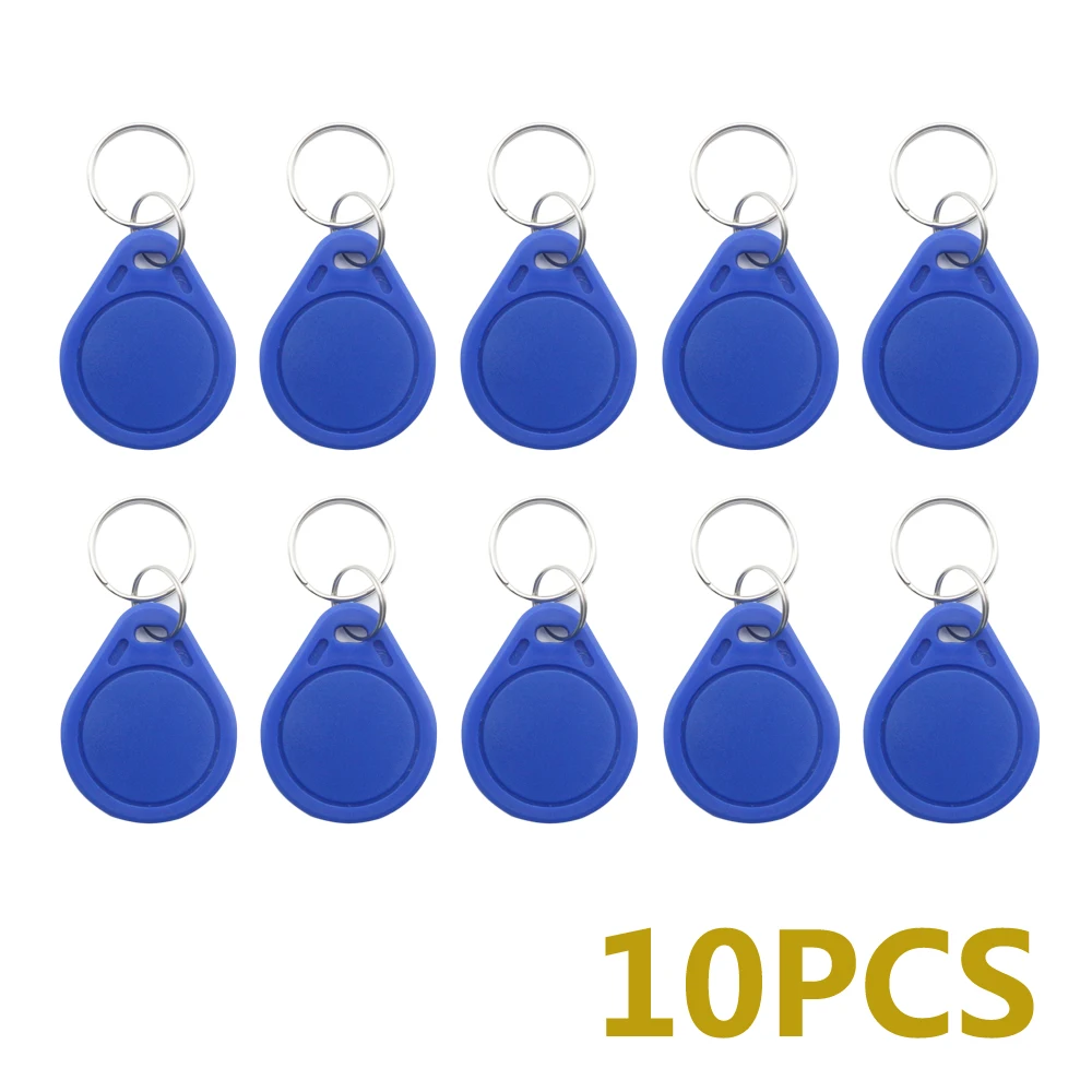 10 sztuk IC 13.56mhz klucz kontroli dostępu RFID tag tylko do odczytu M1 karta zbliżeniowa karta użytkownika ABS wodoodporna