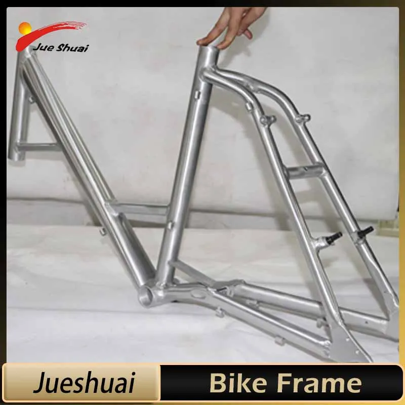 Bicycle Frame V Shape 20inch Rim Size Bike Framework Max Load 250kg Bicycle Frame Weight 2.38KG Man Women Outdoor Cycling