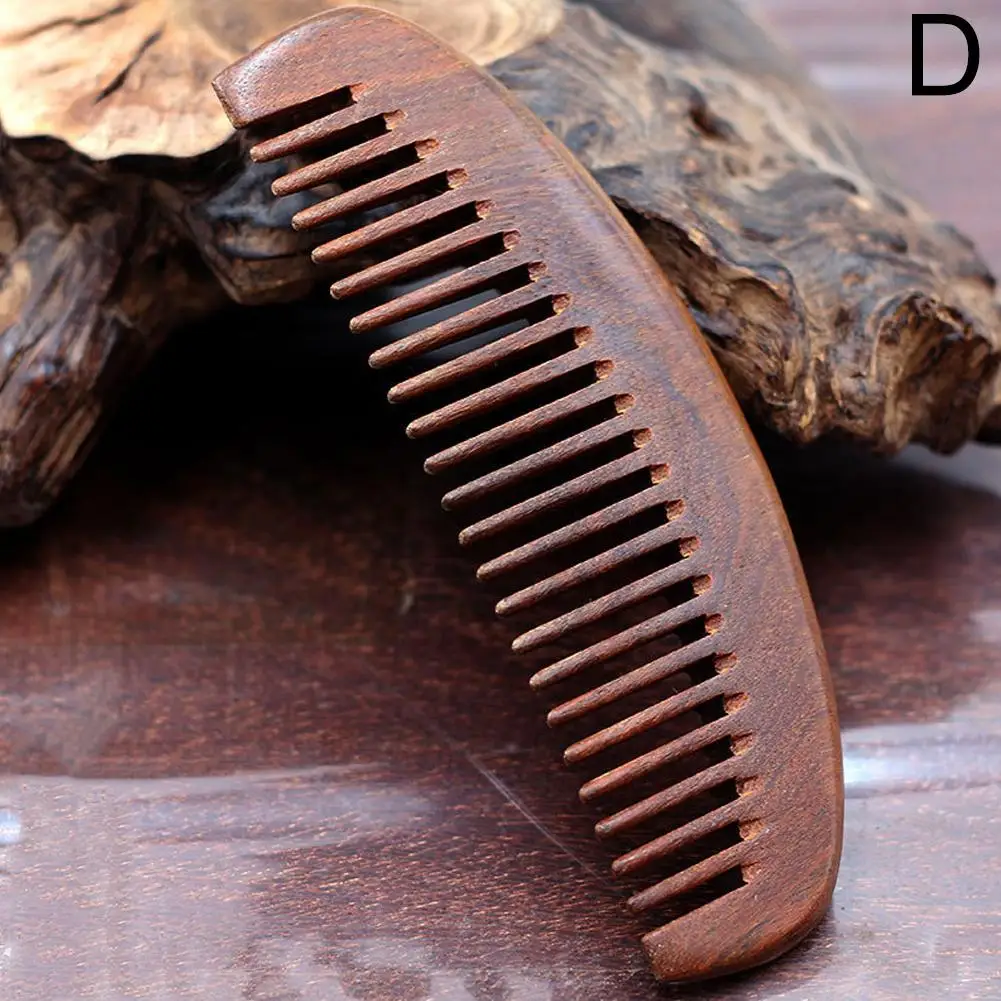 Wooden Salon Waist Fragrance Anti Static Long Wide Natural Tools Home Comb Massage Detangle Tooth Women Hair Sandalwood O1E5