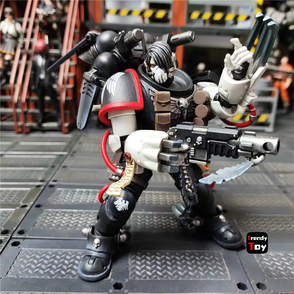 

【24-Hour Shipping】JOYTOY Warhammer 40K Raven Guard Chapter Master Kayvaan Shrike 1/18 Action Figure Toys Collection