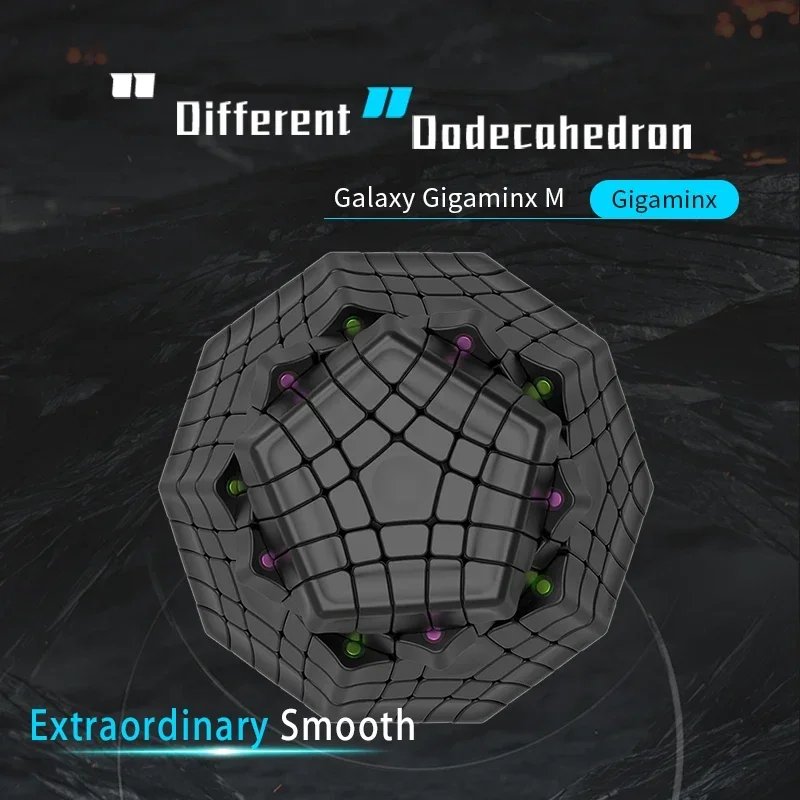 Diansheng Megaminx 34579 Cube magique Gigaminx magnétique sans colle 3x3 4x4 5x5 7x7 9x9 dodécaèdre Profession vitesse Puzzle jouets