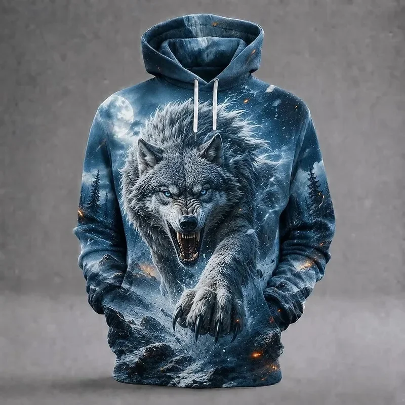 Fashionable 3D Printed Hoodie Haracha Clothing Trendy Pullover Casual Streetwear New LoosEWe Jacket