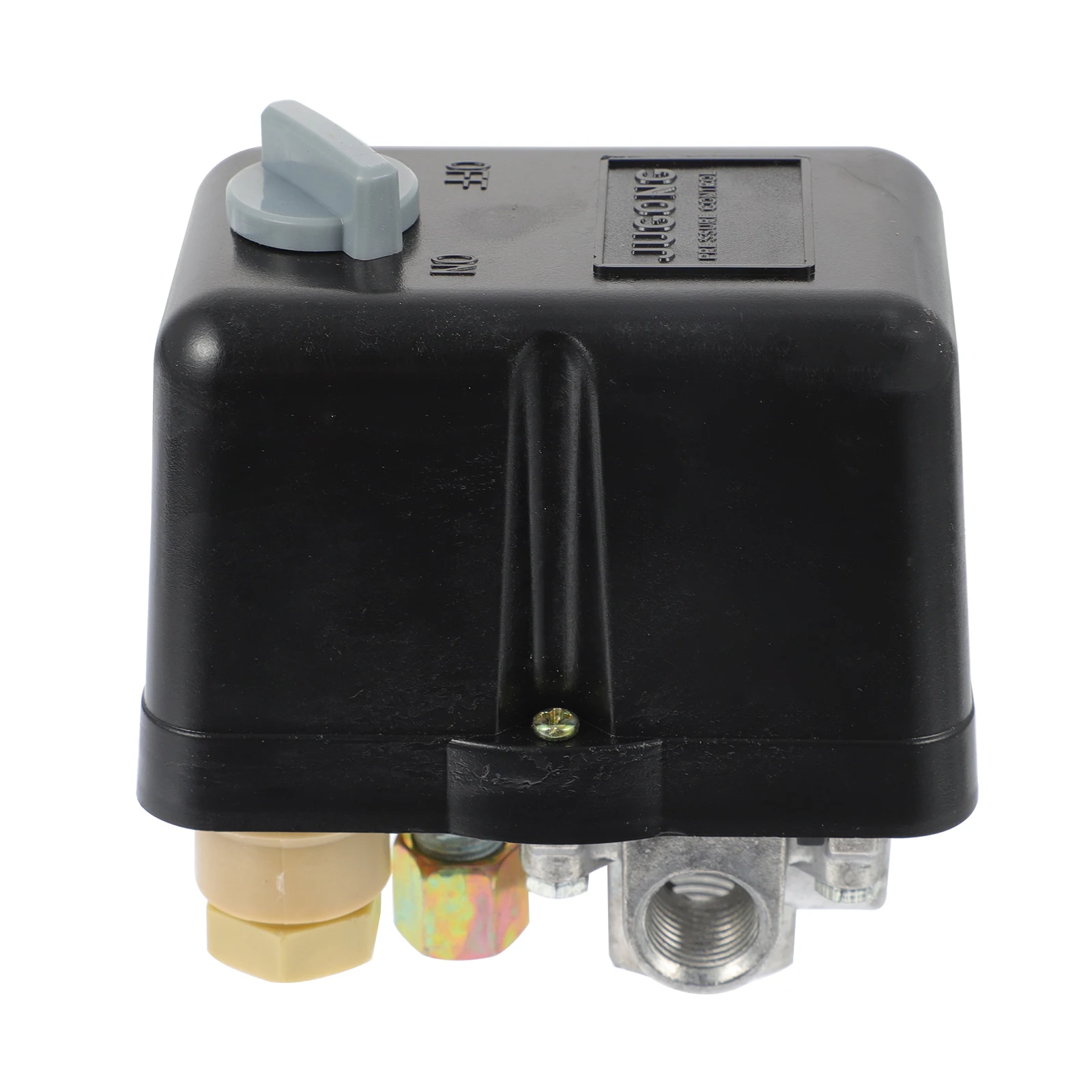 

Ac 220V 20A 10 Psi Air Compressor Pressure Switch Control Valve Black Metal Saving Red On Off Switch