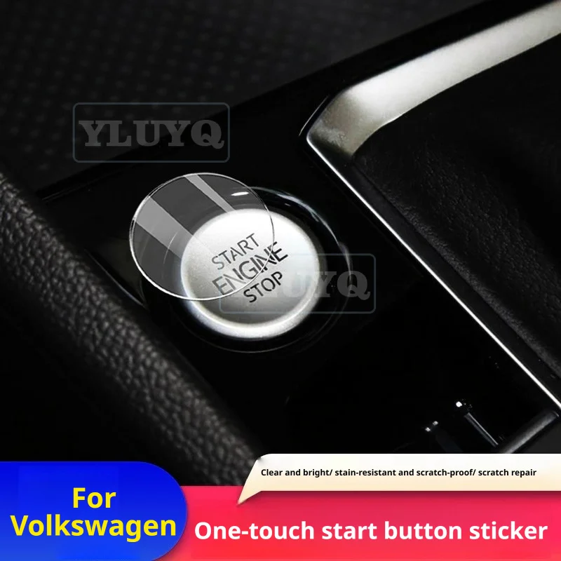 

For Volkswagen ID3 ID4X ID6X Lavida Passat POLO Sagitar Tharu One-Key Start Protection Sticker Interior Scratch-Resistant Film