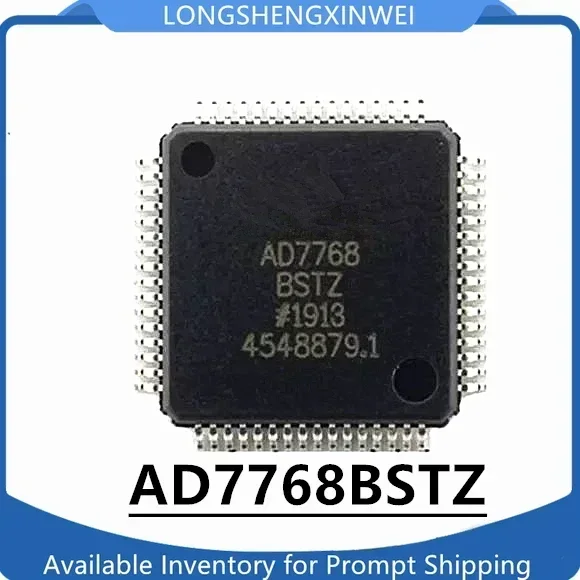 1PCS AD7768BSTZ AD7768BST AD7768  Package LQFP64  ADC Analog-to-digital Converter Chip 8-channel 24 Bit 256K NEW in Stock