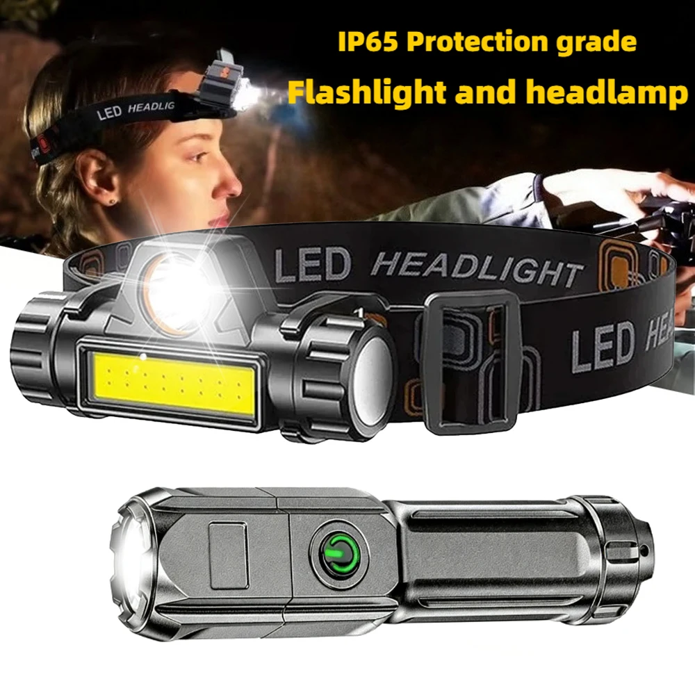 

Супер яркий фонарик USB перезаряжаемый светодиодный налобный фонарь тактический налобный фонарь уличный водонепроницаемый фонарь для кемпинга и рыбалки