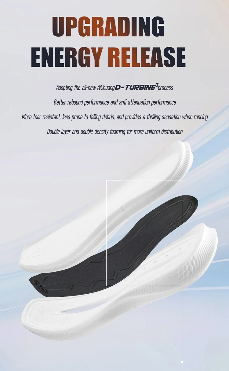 IRUNSVAN Sportschuhe mit Nylon-Carbonplatte, hervorragender Atmungsaktivität, Dämpfung und Rückfederung, Marathon-Trainingsschuhe, Unisex, 121 – Detail 5