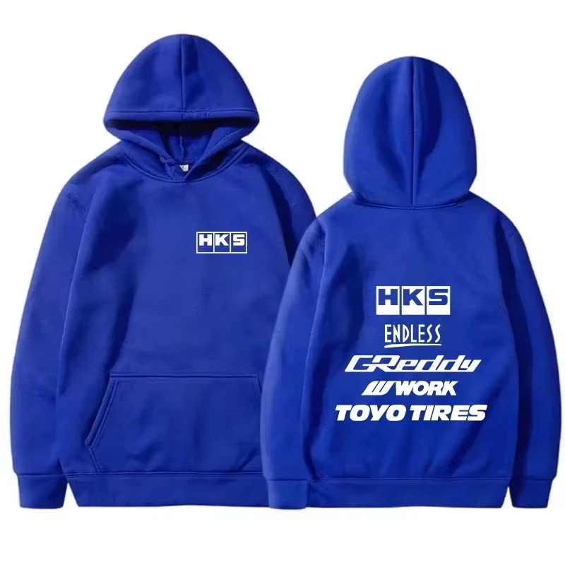 2026 Herren Mode Cooler Hoodie Japan JDM Modifiziertes Auto HKS ENDLESS Kapuzenpullover Herren Damen Vintage Lässiger Sweatshirt Langarm Pullover – Detail 13