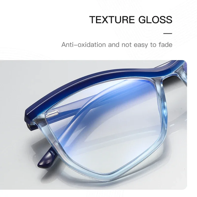 Unisex Fashion Myopia Prescription Glasses Men Hyperopia Reading Glasses Women Anti Blue Ray Optical Eyeglasses Frame 2161