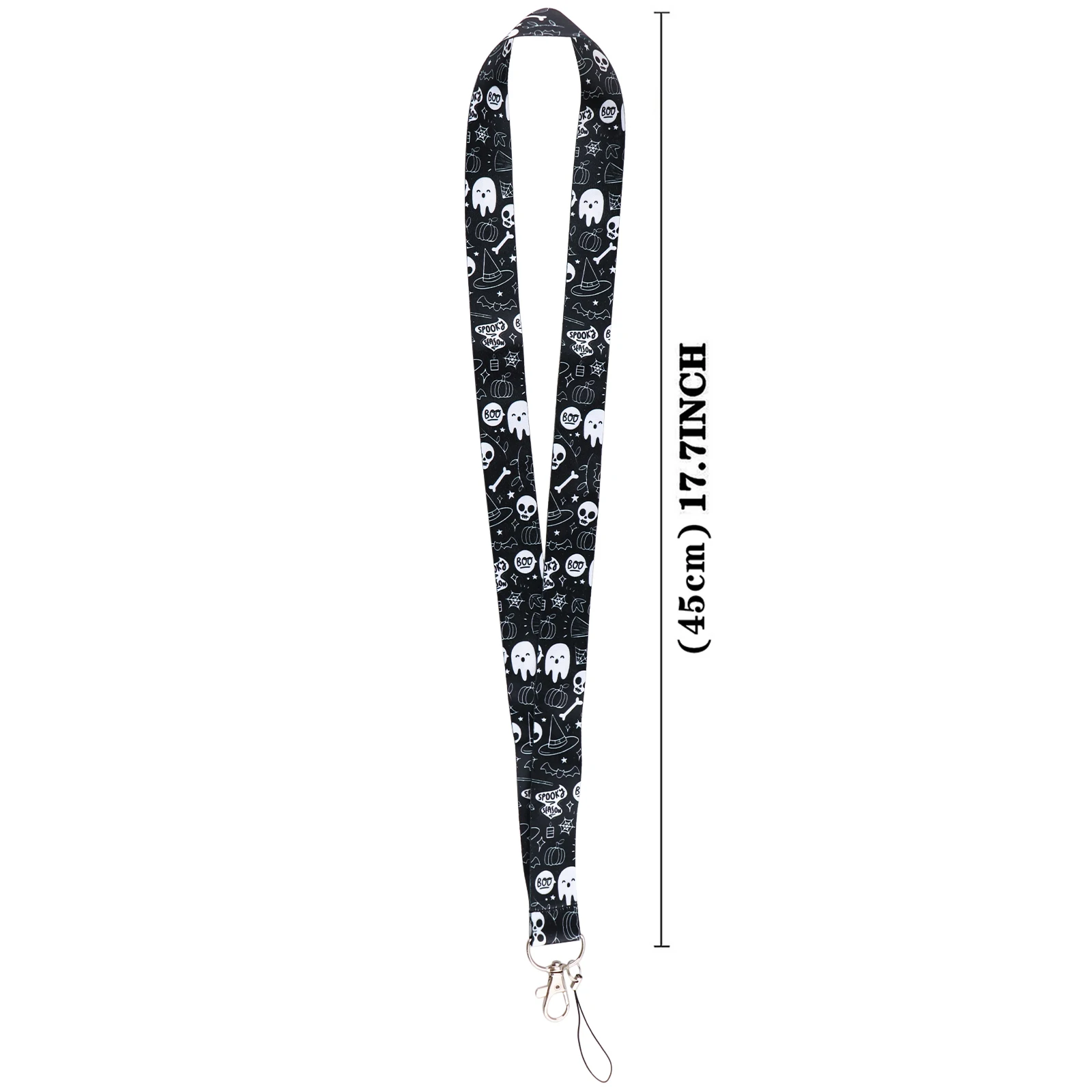 Ремешок на шею для детей, мультяшный шнурок серии Хэллоуин, веревка для ключей, аксессуары для подарка