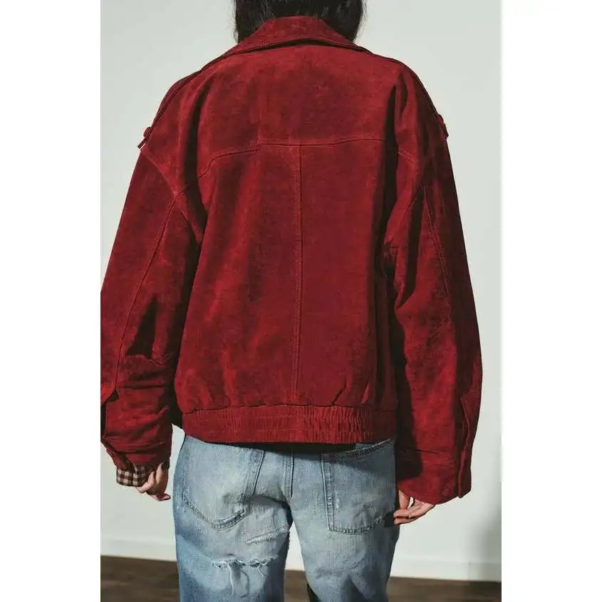 معطف نسائي مبطن من Faionable لراكبي الدراجات النارية مصنوع من جلد البولي يوريثان معطف خريف وشتاء جديد وصل حديثًا ZR Sle طويل Sve مزدوج الصدر