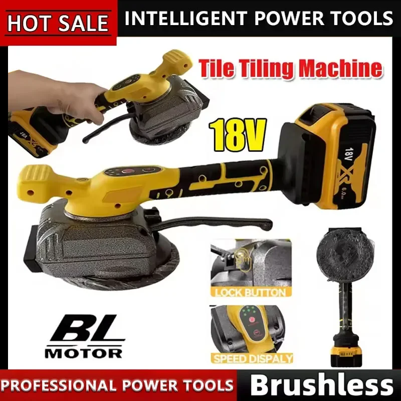 

Аккумуляторный плиткоукладочный станок Dewalt 18В, вибрационный инструмент для укладки плитки, 5-скоростной регулируемый, с фиксацией, для напольной и настенной плитки