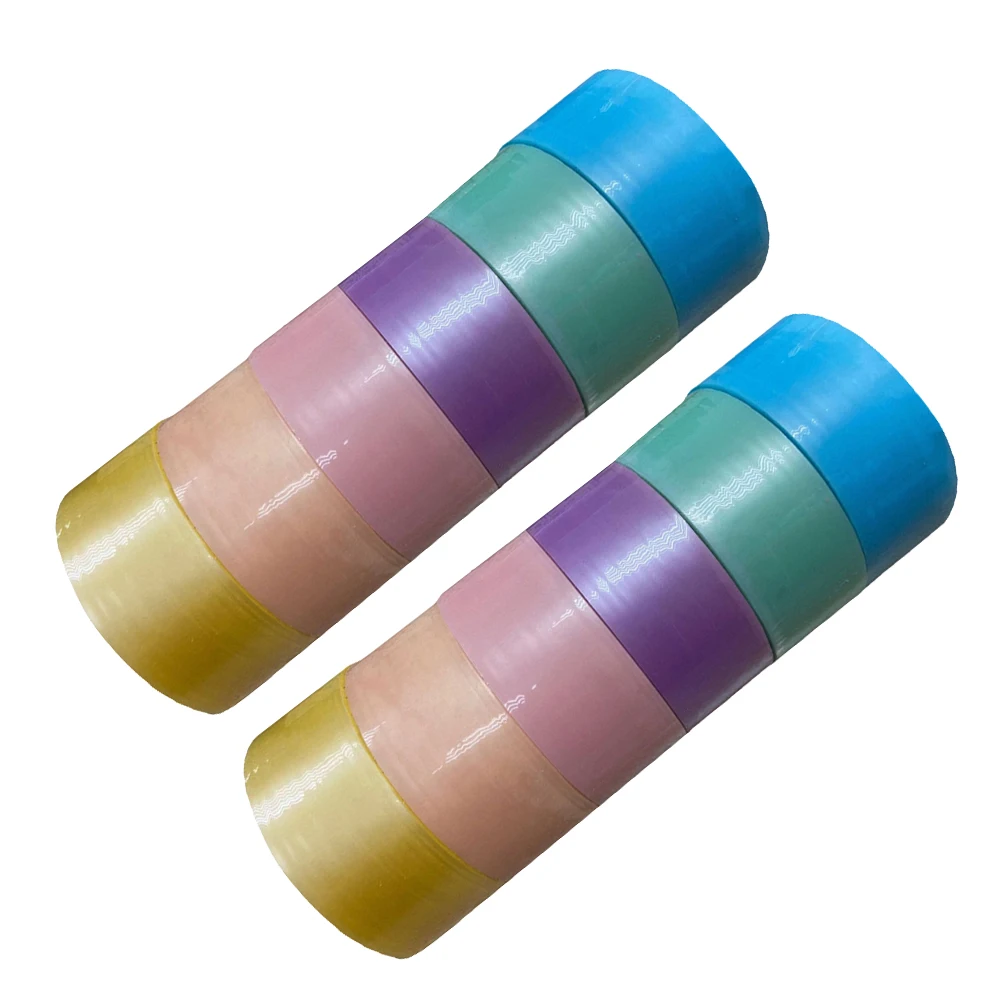 

12 Rolls Sticky Ball Tape Colorful Detachable Colored Plastic Balls Tapes Adhesive Baby