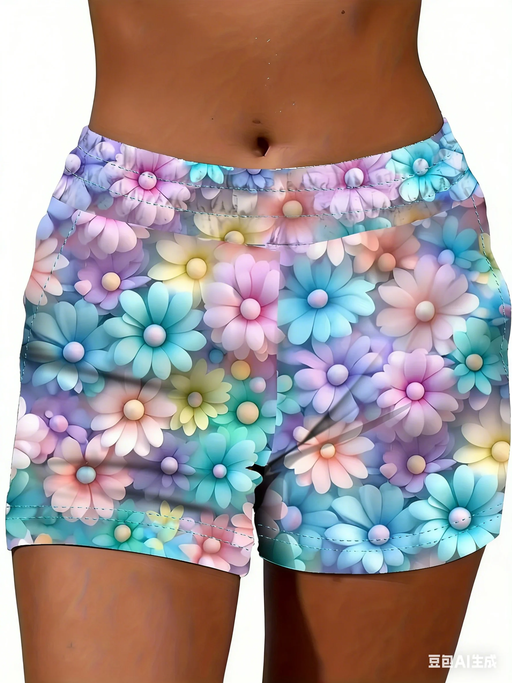 2026 Hot Selling Summer Fashion New Poster Vacation 3D Printed T-shirt Street Harajuku Quick Drying Y2K Street Shorts Large Size