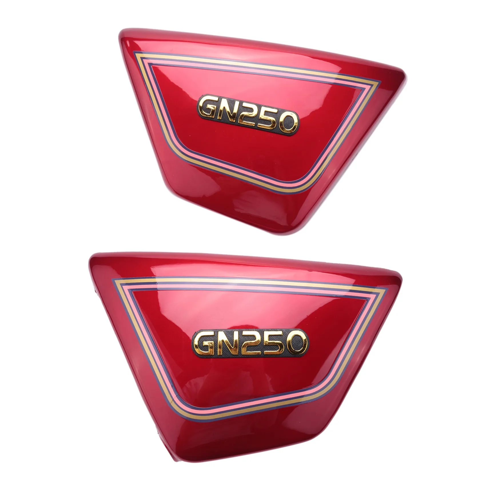 1 Pair Right & Left Frame Side Covers Panels For Suzuki Motorcycle Parts Gn 250 Gn250 Gn250 Motorcycle Parts Red