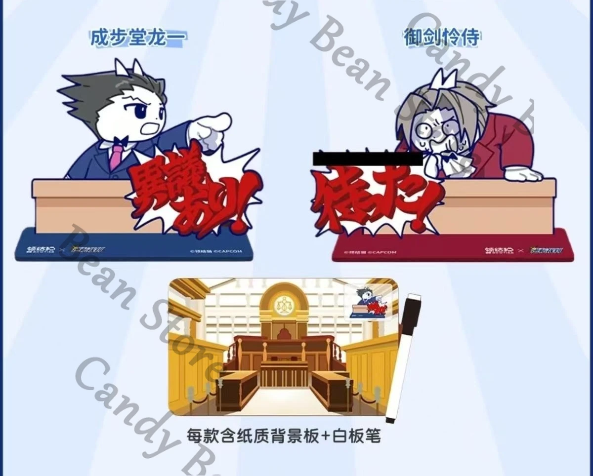 

Подлинная Ace Attorney Phoenix Wright Miles Edgeworth косплей акриловая настольная вывеска для письма мультфильм рукописная фигурка подставка Xmas