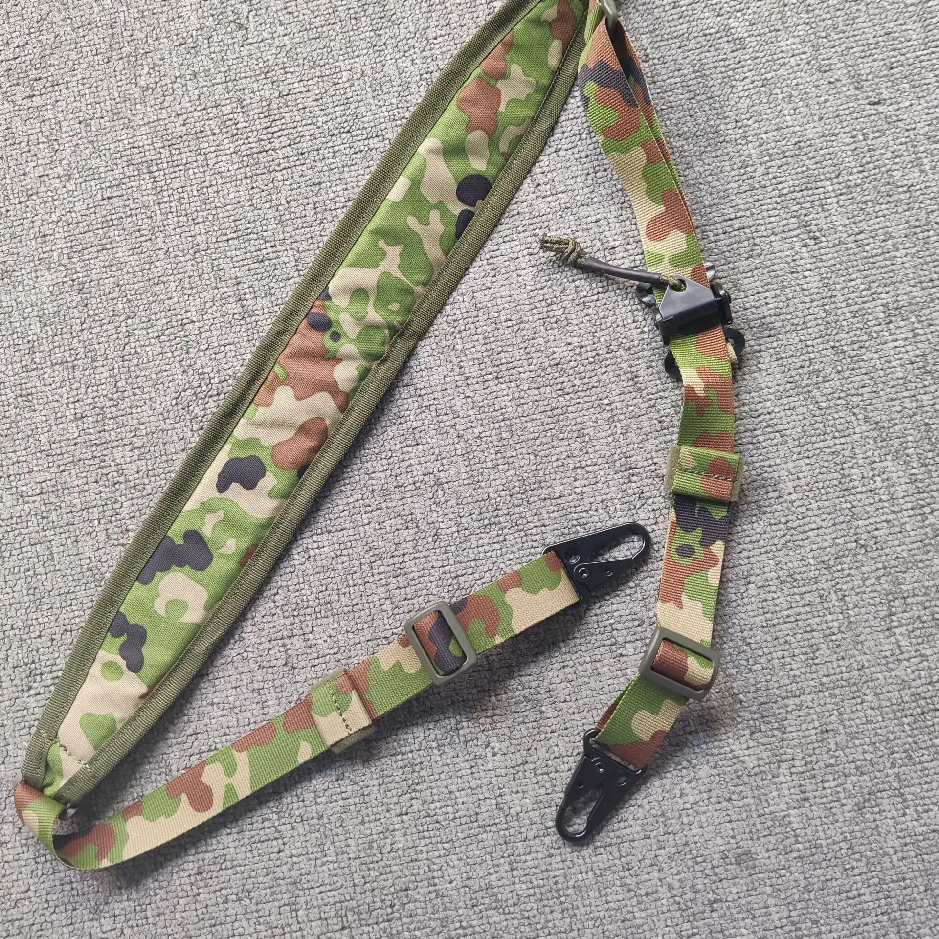 japanese-spot-camouflage-jsdf-tactical-sling-2-point-modular-sling-strap-shooting-hunt-combat-quick-adjustable-rope-harness