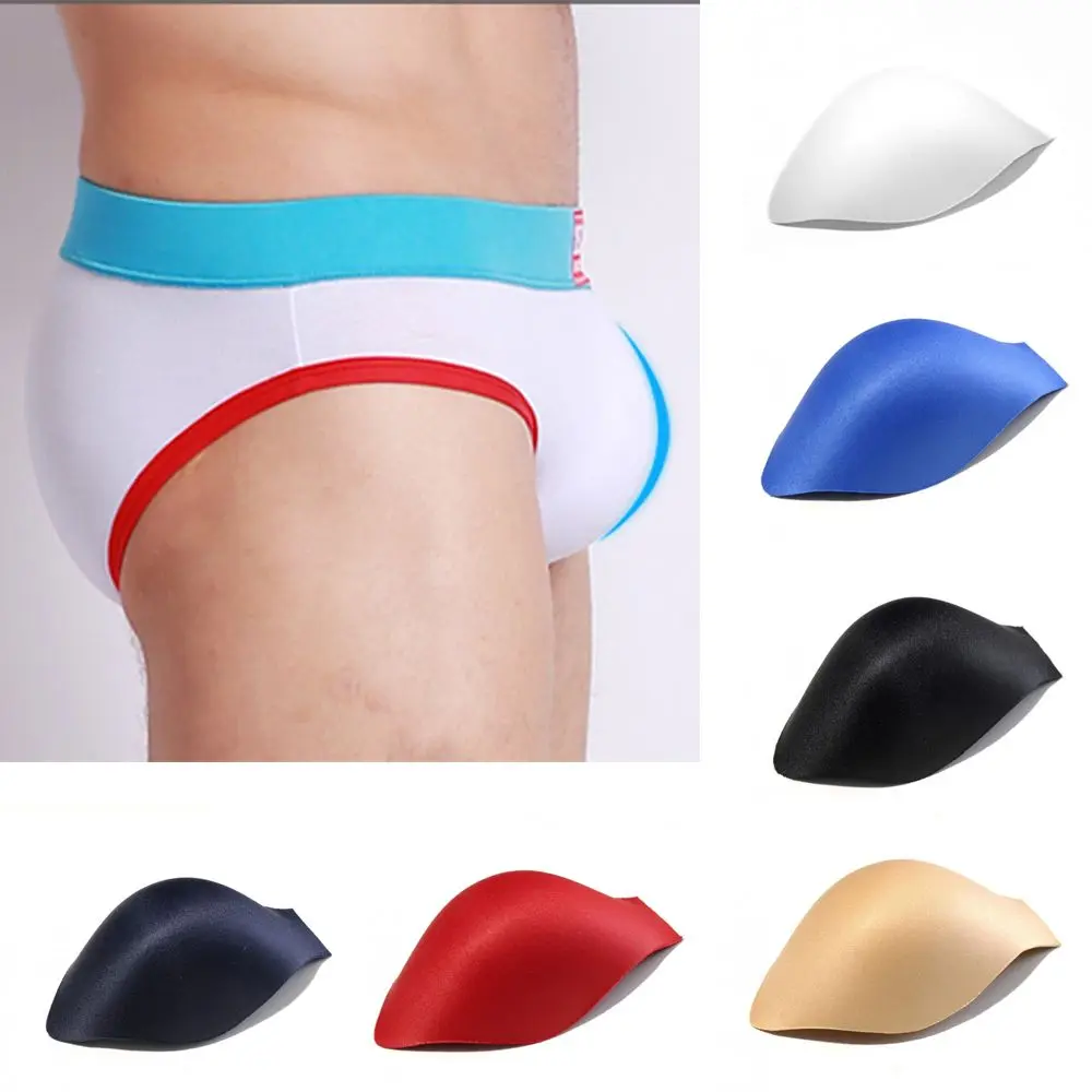 6 Colors Portable Jockstraps Men Bulge Pad Swimwear Enhancer Cup Sponge Pouch Underwear