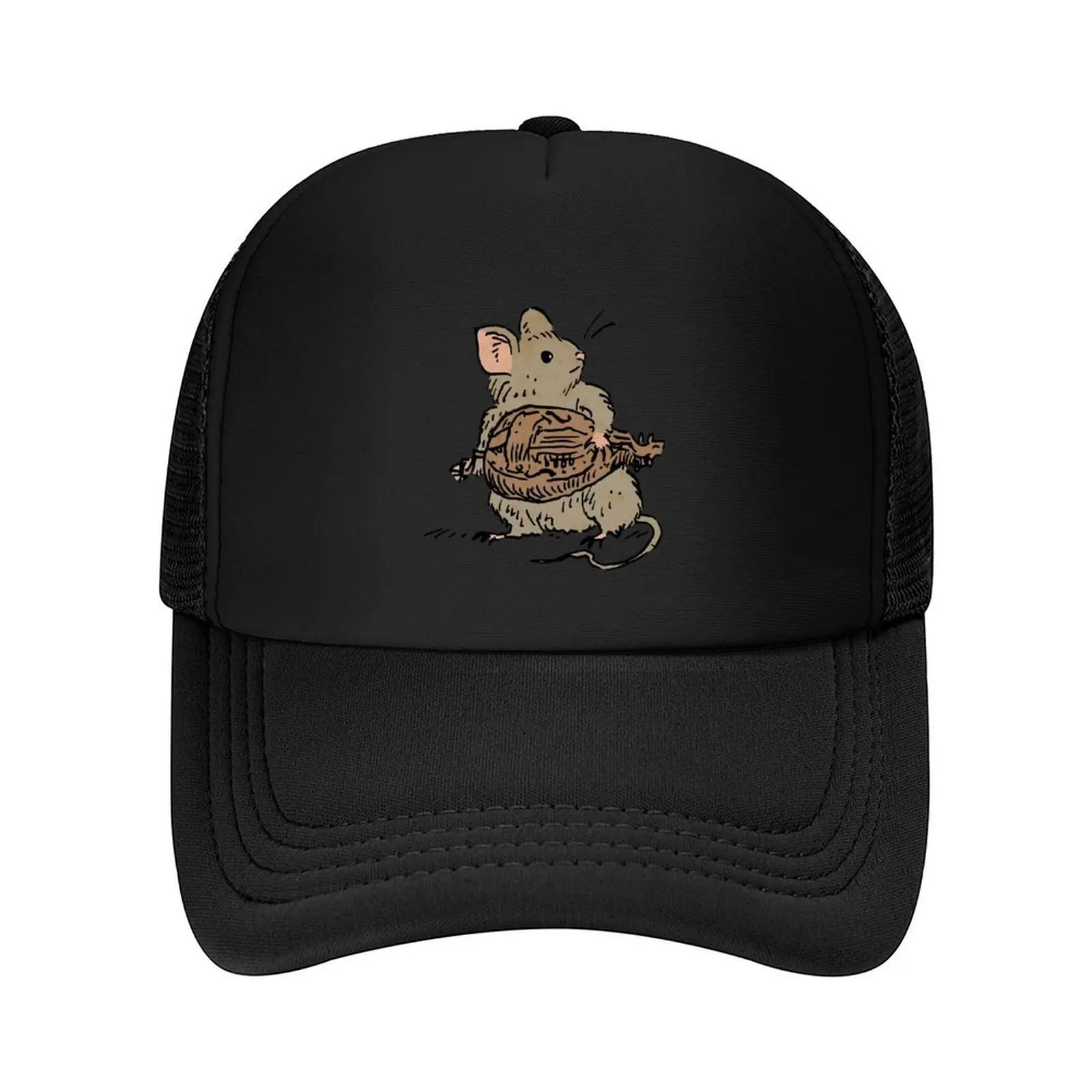 

Hurdy Gurdy mouse (large) Baseball Cap Hat Beach Horse Hat fishing hat Designer Caps For Women Men's