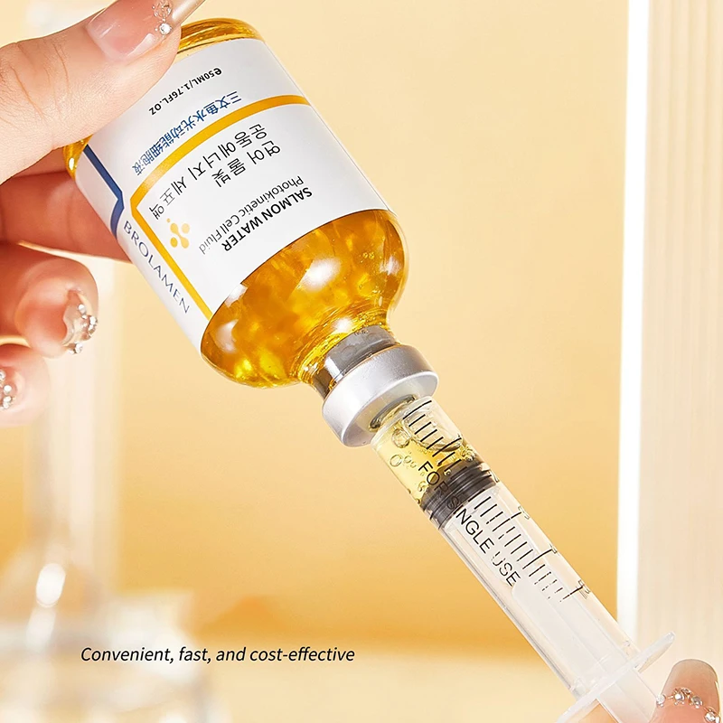 

Skin Rejuvenation Essence Korean Salmon Serum Strengthens Skin Barrier Function 24-hour Continuous Hydration Finger Care 50ml