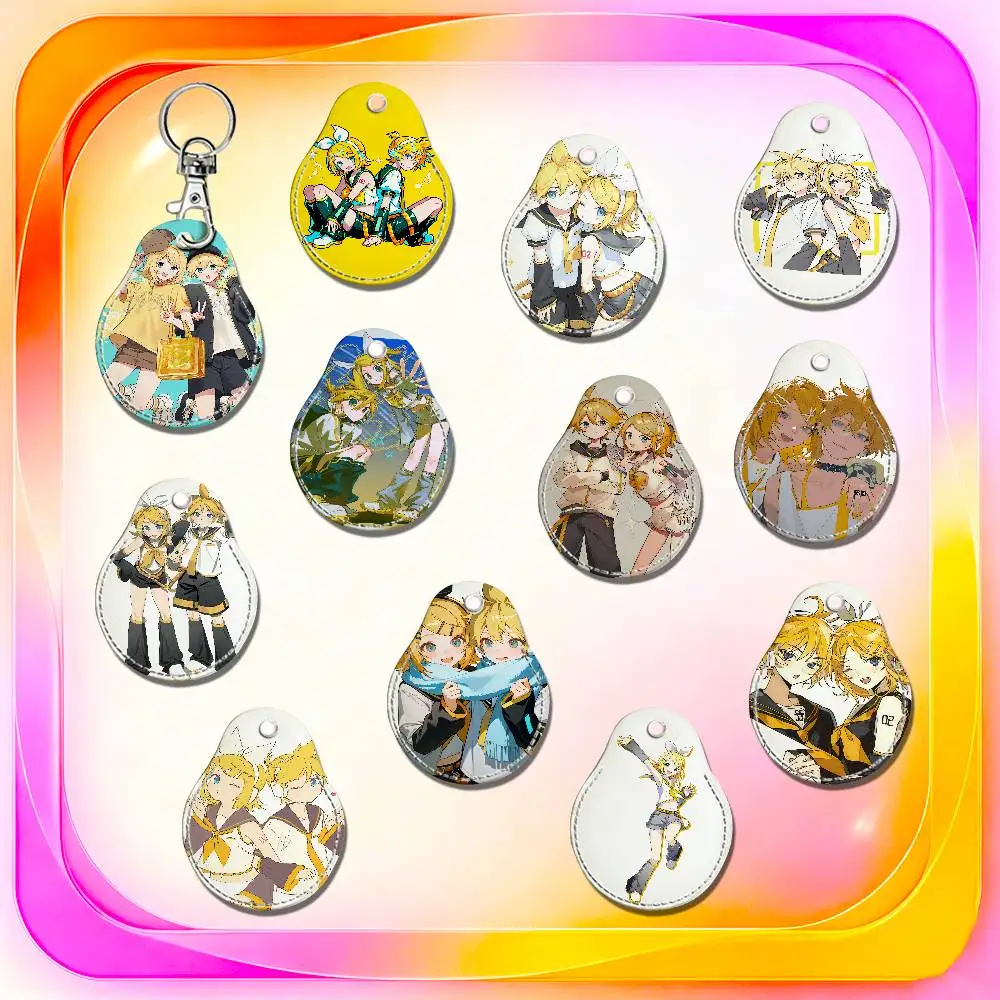 For Rin Len Kagamine For AirTag Case Card Holder Keychain ID Credit Bank Access Badge For Air Tag Case Shell