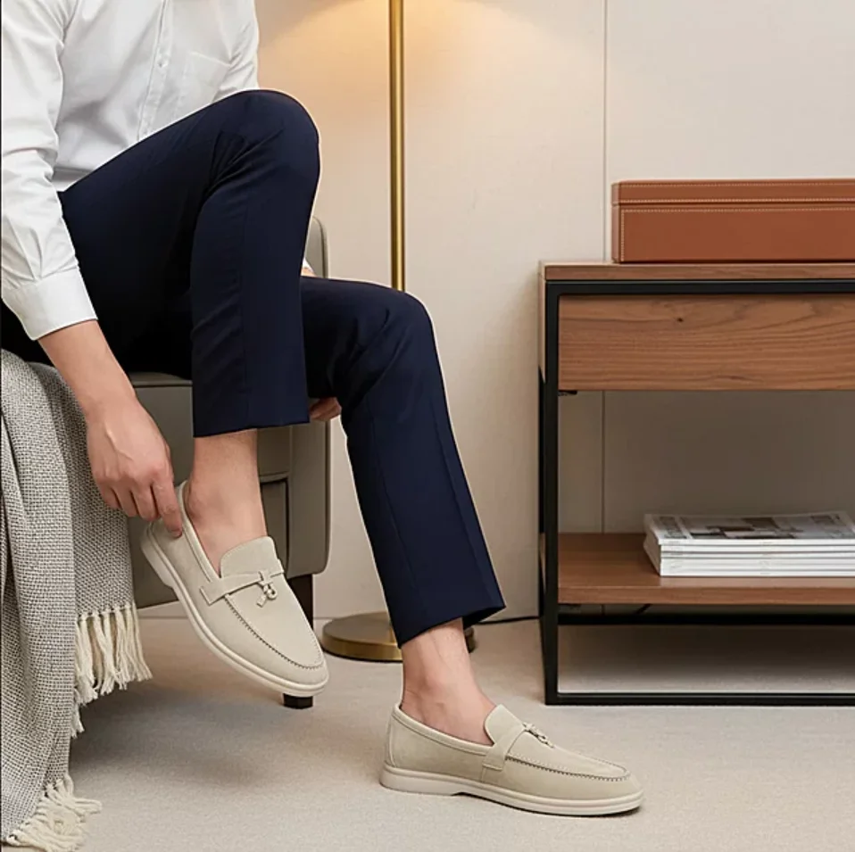 Casual modekleding Vintage schoenen, mocassins met platte hak voor dames, platte schoenen voor heren en dames,