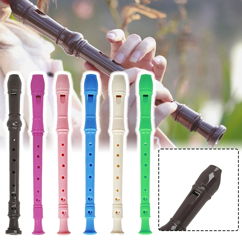 مسجل سوبرانو G أداة رئيسية للمبتدئين 8 فتحات الناي مع قضيب التنظيف ABS الموسيقى الناي الراتنج آلة موسيقية #1