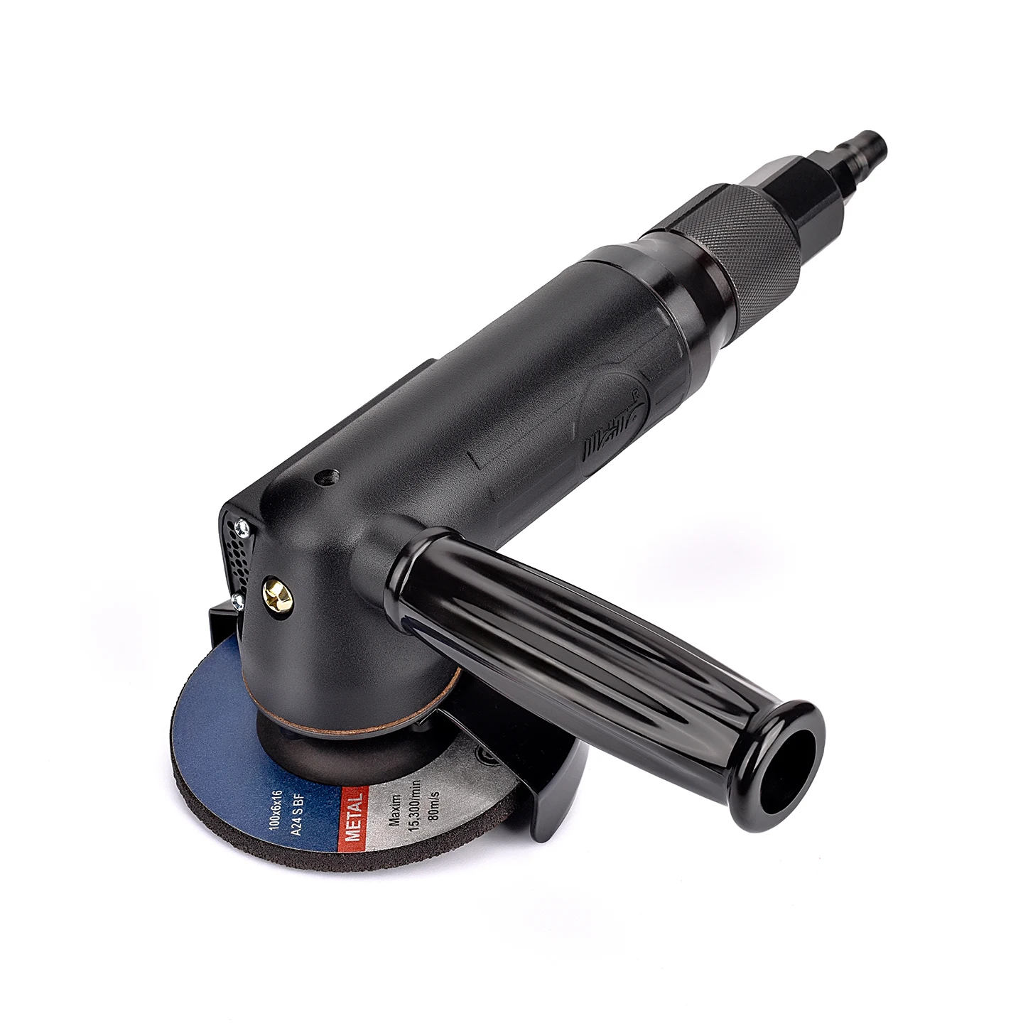 

Industrial Professional Pneumatic Right Angle Grinder 4 Inch Heavy Duty Enhanced, RPM 11,000