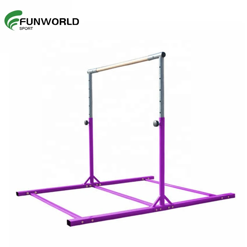 Kids Gymnastics Horizontal Bar With Folding Mats Sets Kids Gym Training Balance Beam Horizontal For Wholesale