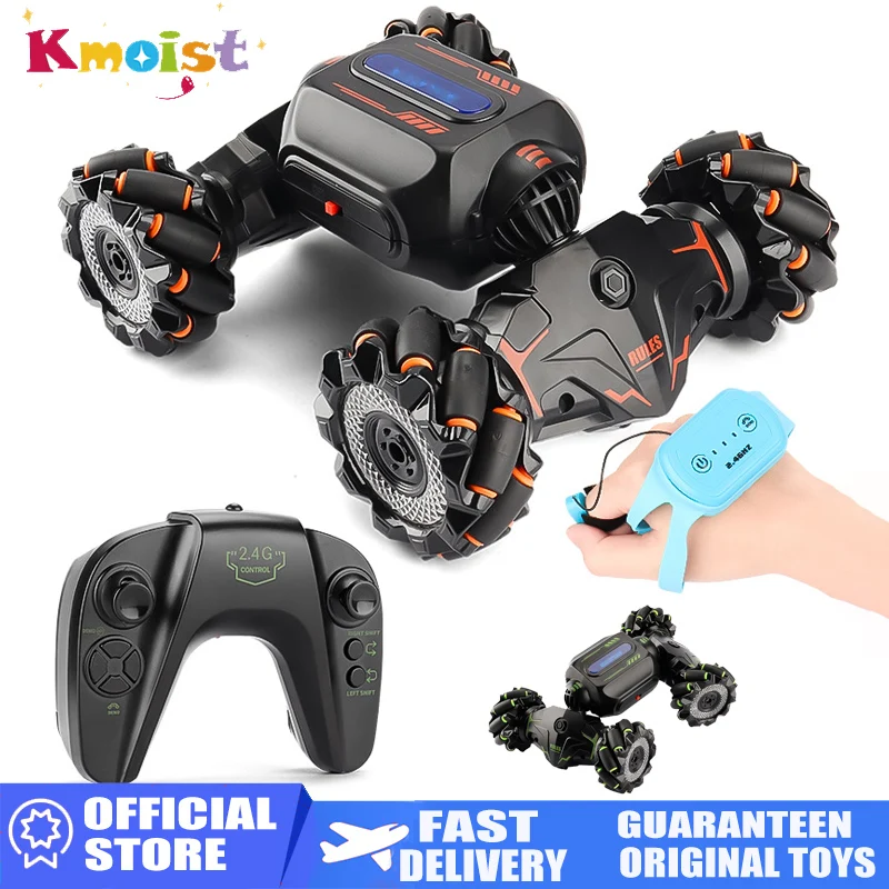 1:24 RC Car Remote Control Stunt Cars with Twist Dance Mode 4WD Radio Gesture Induction off-Road Control Boys Toys for Children