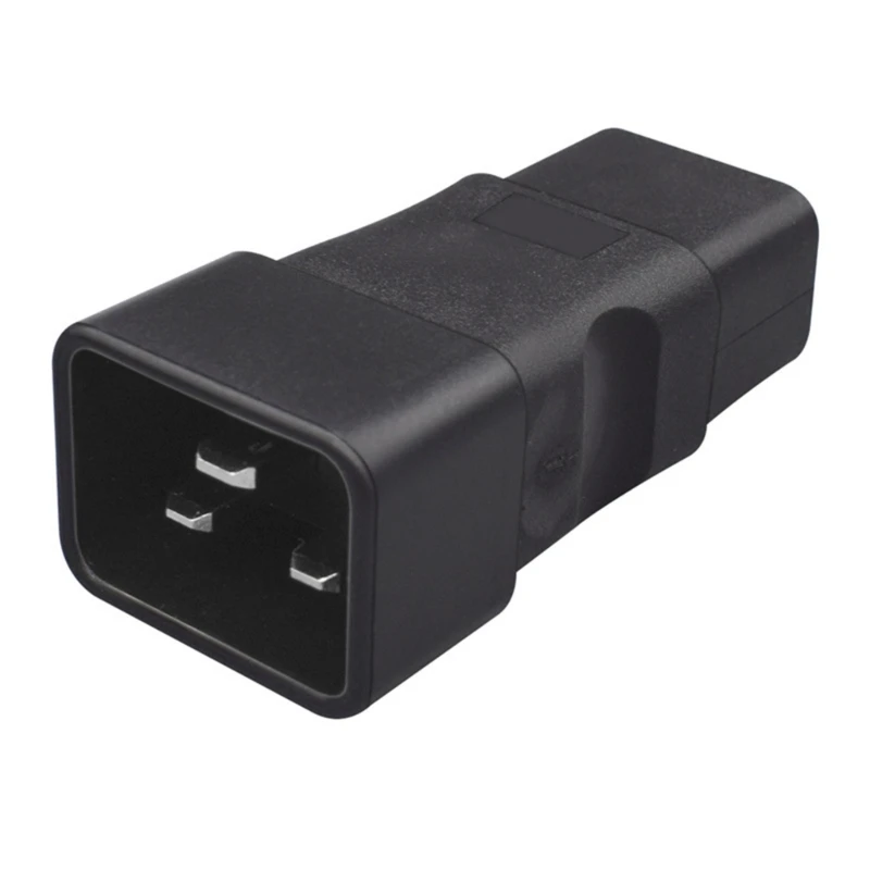 Professional 16A IEC320 C20 to C19 Power Plug Adapter, PVC Power Plug Robust