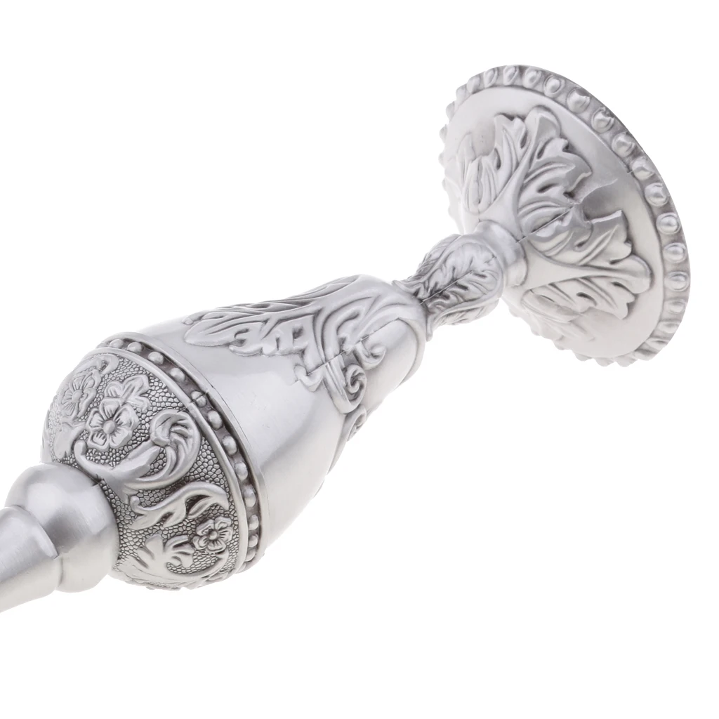 Metal Flower Vase Antique Embossed Vintage Tabletop Jug European Retro Decor Bottle for Home Party Decoration