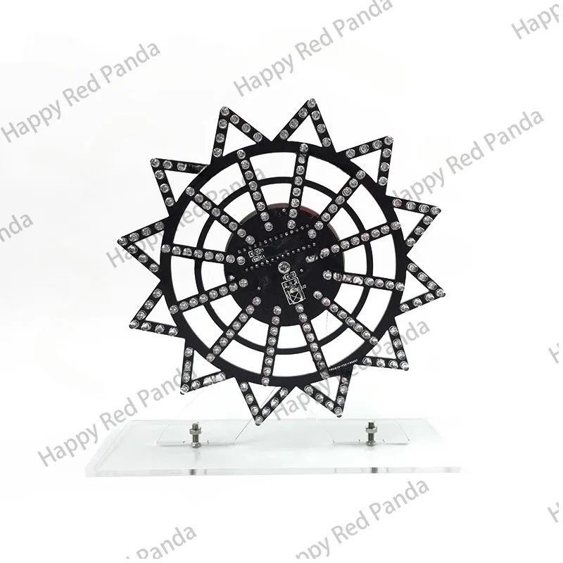 

Colorful and cool animation LED electric rotating Ferris wheel DIY kit, electronic components DIY welding production parts