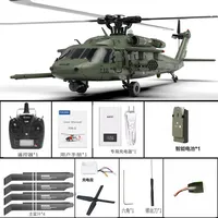 Yuxiang F09v Black Hawk Uh60 Six Channel 3d Special Effects Remote Control Armed Model Helicopter Simulation Combat Aircraft