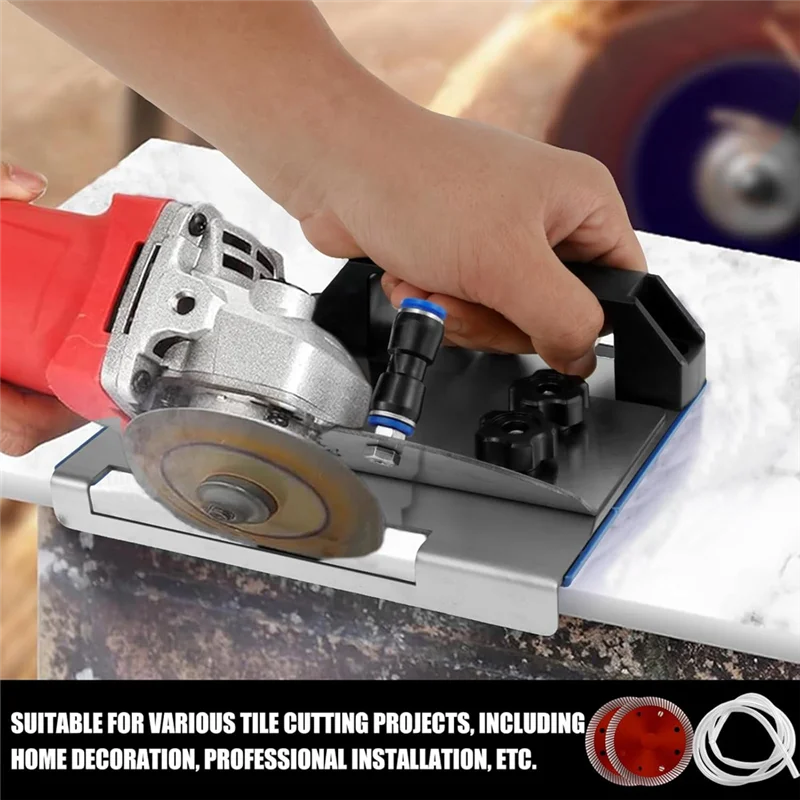 

Высококачественная угловая шлифовальная подставка для плитки 455. ° Резка фаски, 2 пильных полотна и трубки, специальный режущий кронштейн для угловой шлифовки типа 100