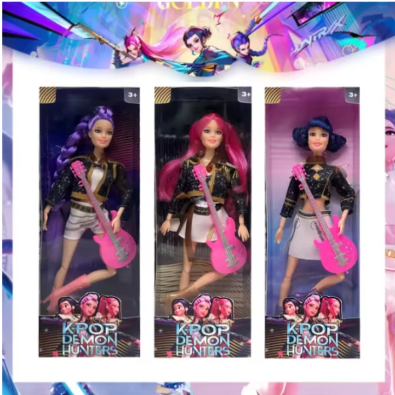 2026 nuevo caliente Kpop Demon Hunters figura de acción juguete Derpys Tiger Rumi Mira Zoey Sussy estatuilla muñeca para Fans regalos de navidad