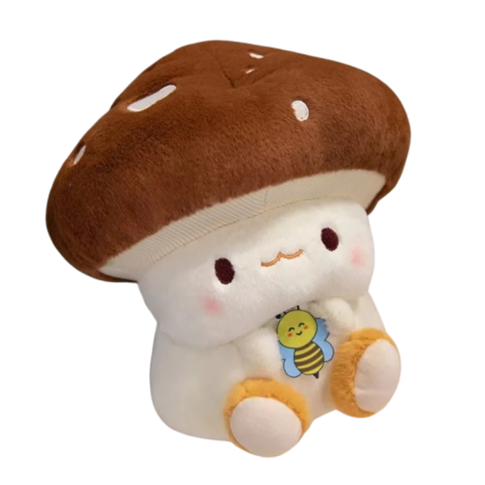 

Мягкие пушистые грибы с героями мультфильмов, каваи, милые грибы, домашний декор