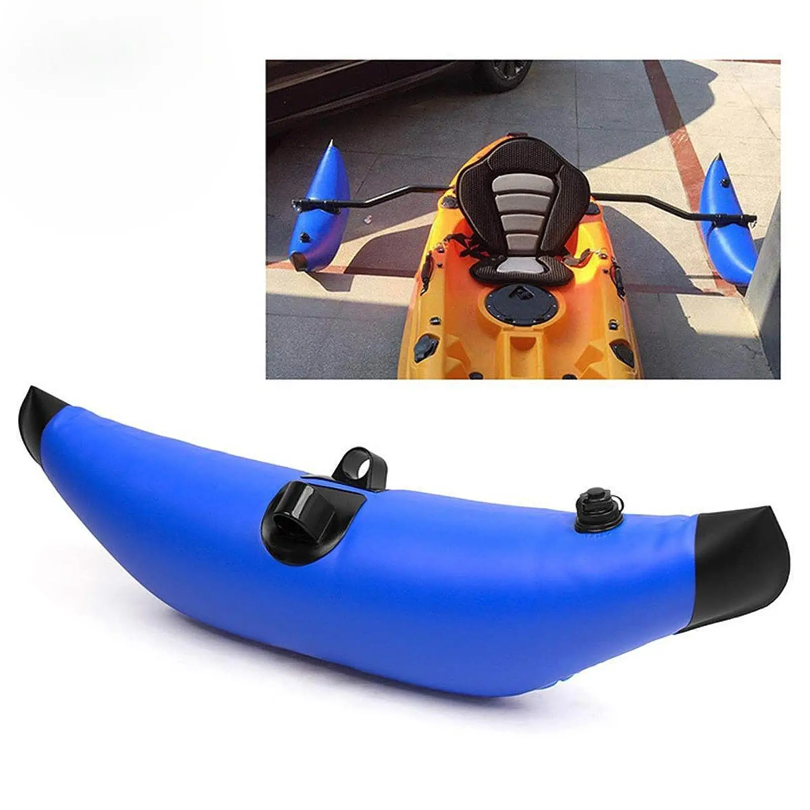 Kayak gonfiabile Balance Float Kayak Water Drifting Boat Balance Bucket Fishing Standing Float Stabilizer System Kit