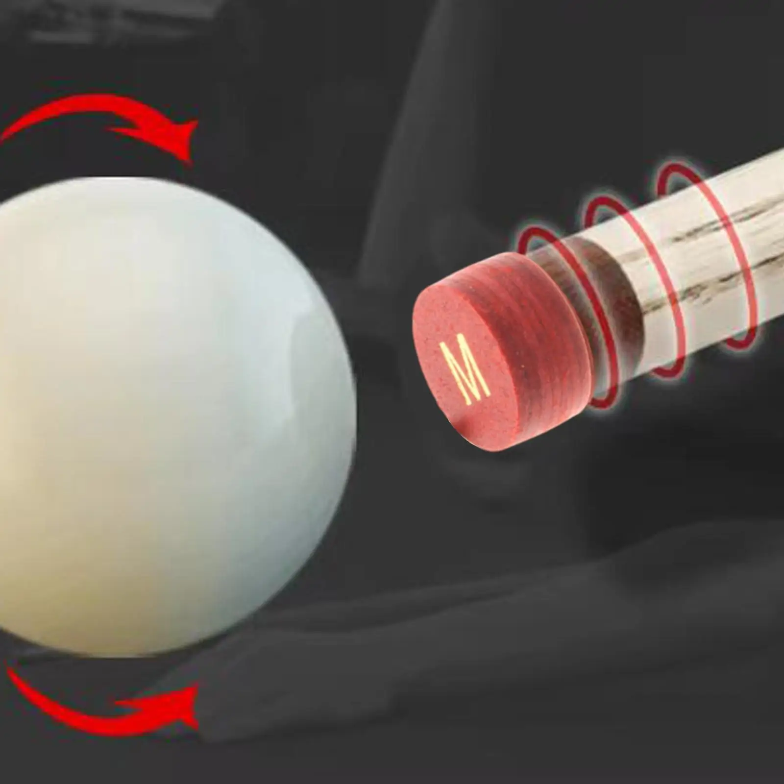 

Billiards Cue Tip Dia 0.55" Snooker Cue Tip for Enthusiast Indoor Outdoor