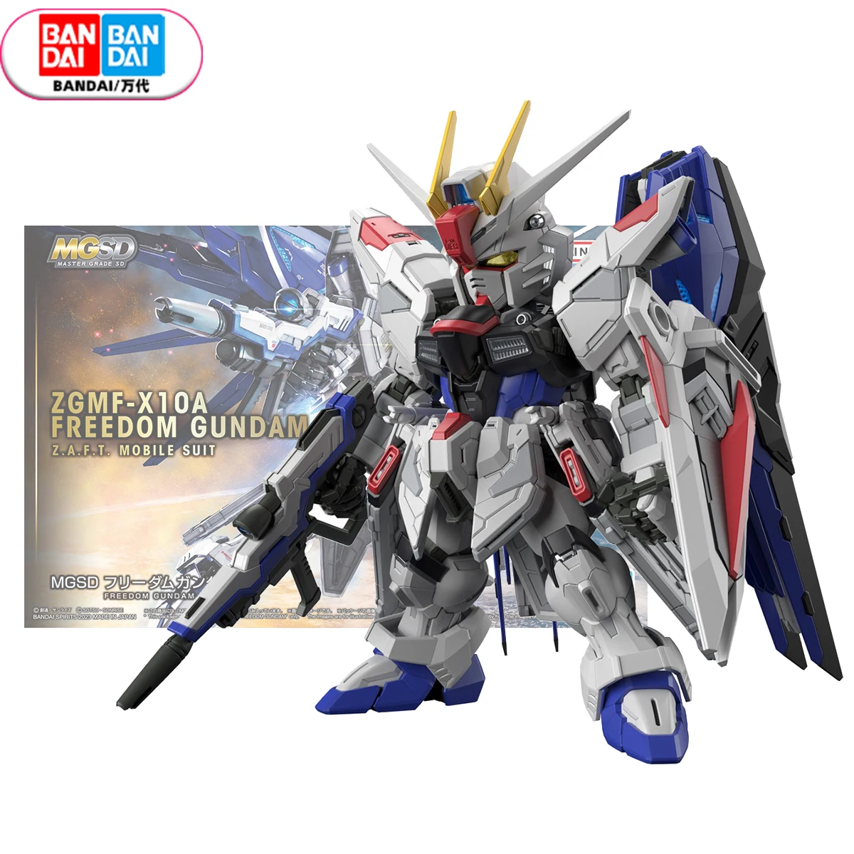 

BANDAI In Stock Original MGSD Gundam SEED ZGMF-X10A Freedom Assembly Anime Figures Action Model Toys