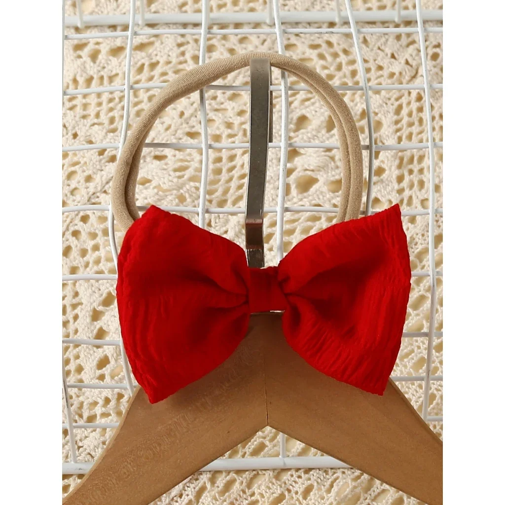 Girl's Red Camisole Dress with Bow Princess Dress for Babies Aged 6 Months To 3 Years Old Summer Dress Birthday Party Dresses
