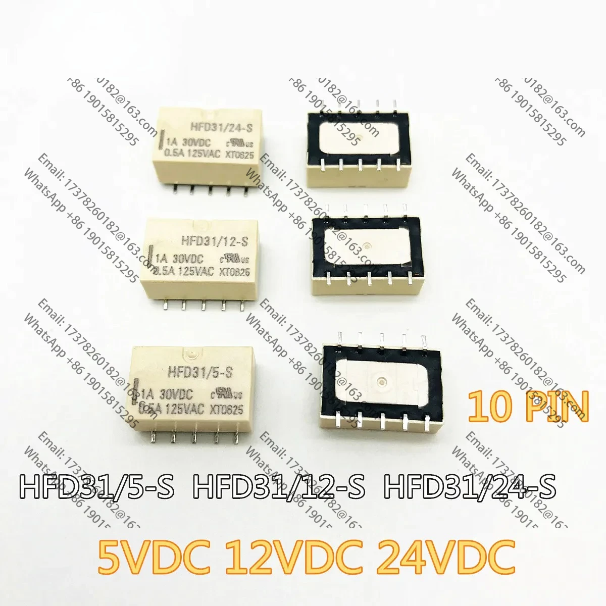 

10 шт. новое реле HFD31/5-S HFD31/12-S HFD31/24-S HFD31-12-S HFD31-5 S HFD3112S 12vdc HFD31/24-S HFD31 5 В 12 В 24 В 10 контактов