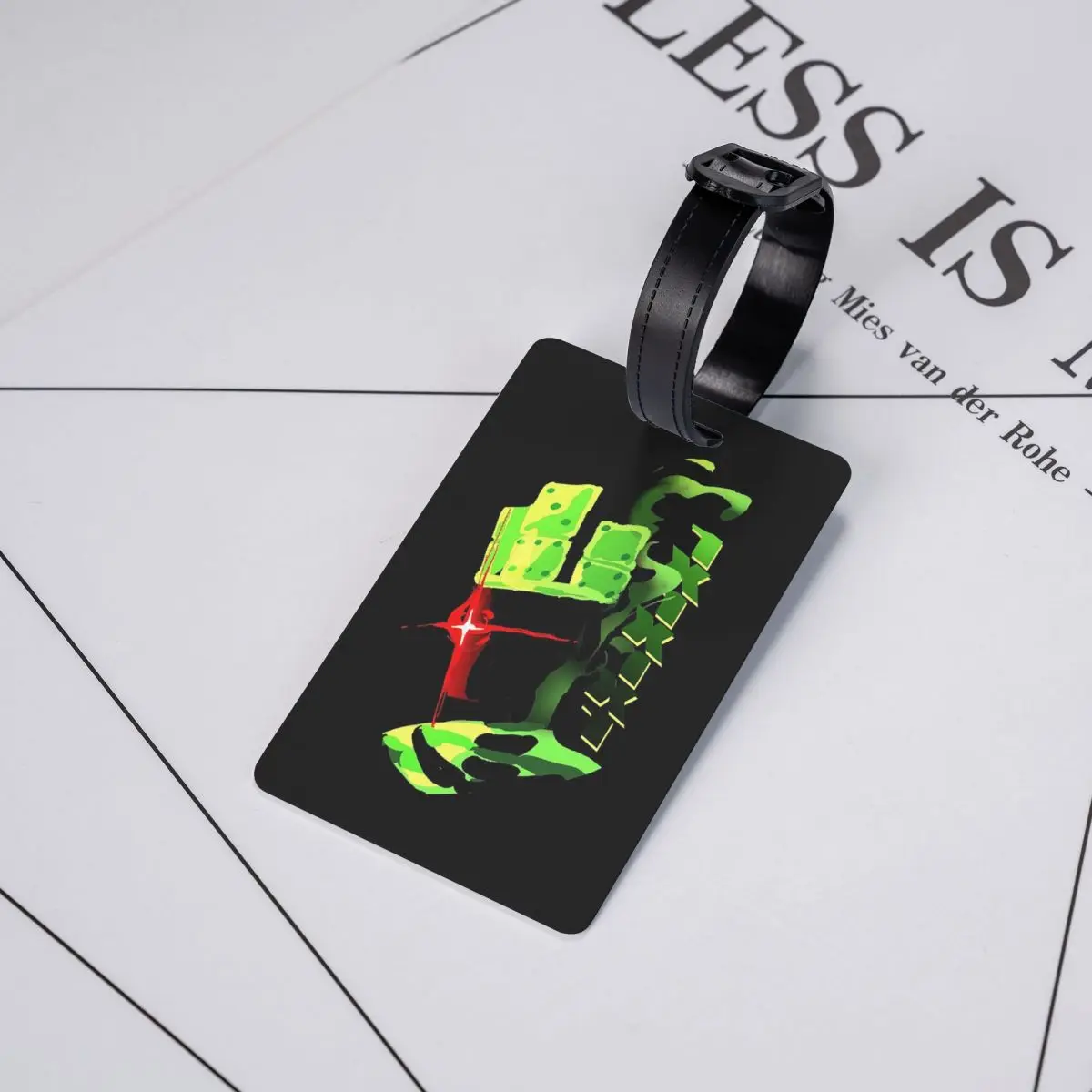 

Бирка для багажа Forsaken 1x1x1x1, аксессуар для чемодана, дорожная бирка для багажа, держатель для бирки, идентификатор, имя, адрес