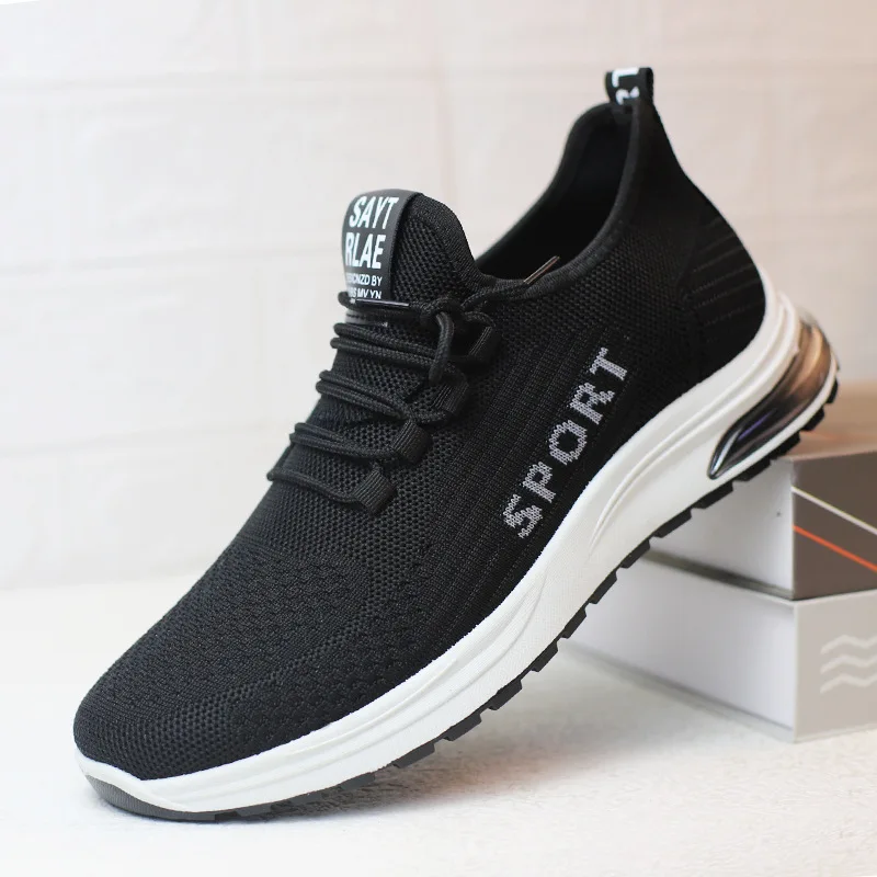 

Мужская летняя новая повседневная обувь 2025, спортивная обувь на воздушной подушке, легкая тканевая обувь на дышащей мягкой подошве