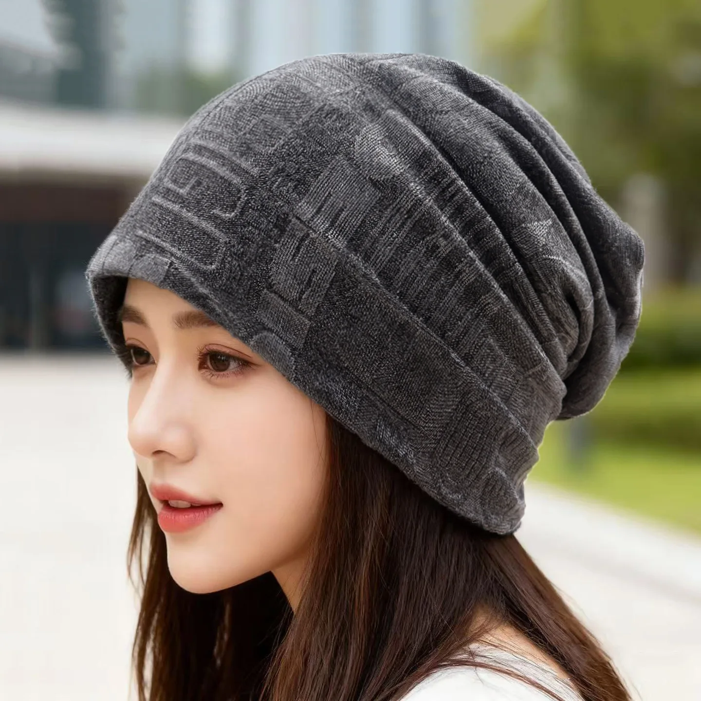 Berretto Invernale Antivento Sottile - Cappello Unisex Senza Pressione per Testa Calva