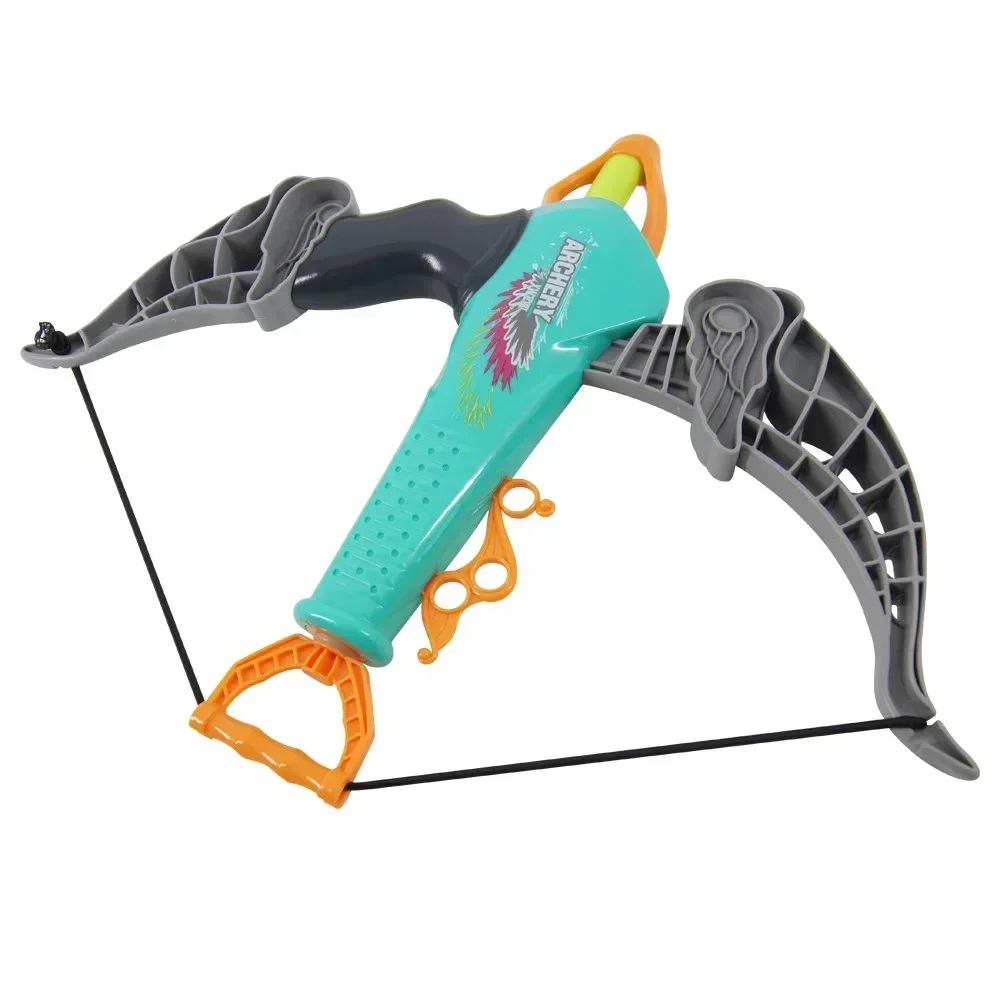 Pvc macio estilingue tiro esportes brinquedo simulação arco modelo militar interação da família esporte indoor tiro brinquedo criança festa jogo