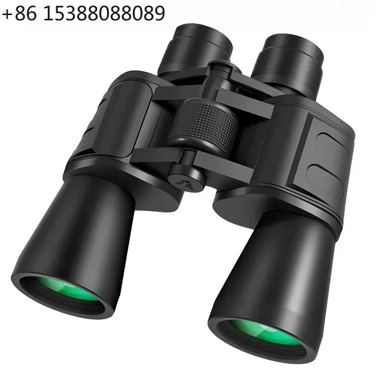 BIJIA 20x50 high definition K9 prism rubber + glass binoculars, suitable for adult hiking, hunting, bird watching, camping(1pcs)