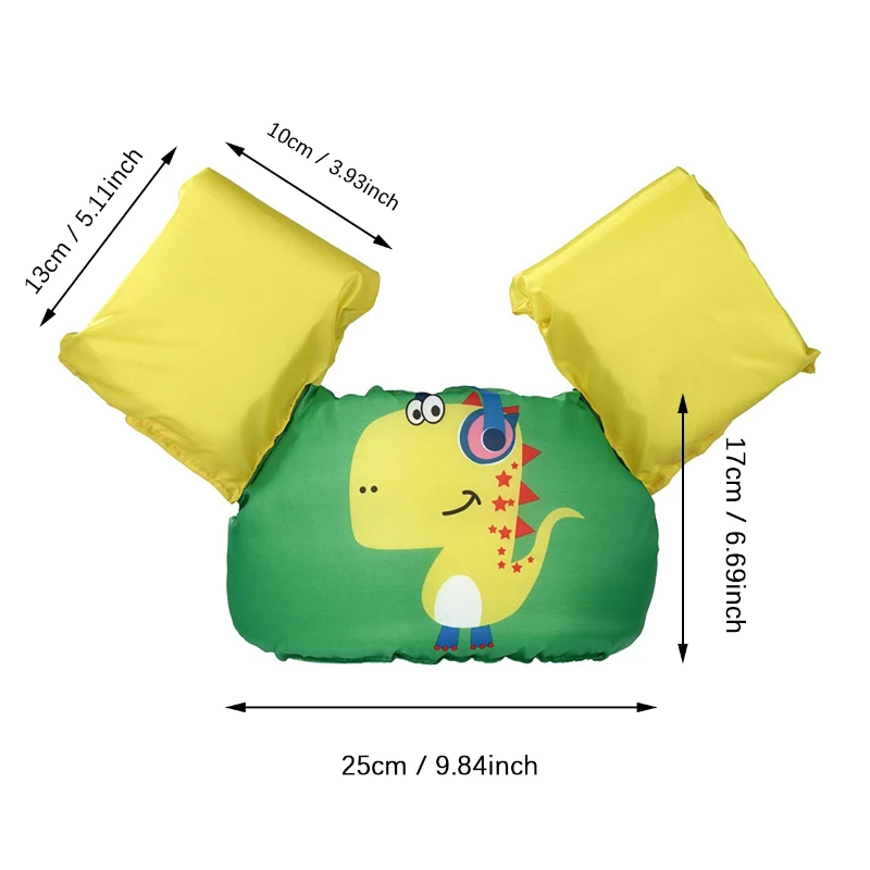 Kids Swim Arm Band Buoyancy Cotton As Filler Children Swim Vest Cute Cartoon Swimming Wings Pool Floats Sleeve Pool Toy for Kids