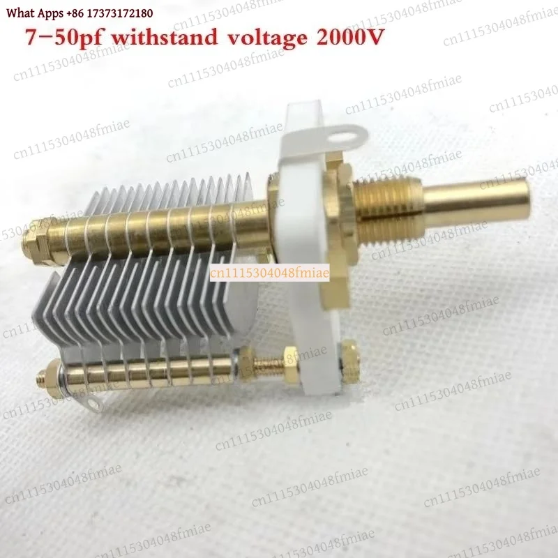 CW1-J50p/G100p High Frequency Variable Capacitor Precision Ceramic Large Spaced Air Capacitor for Beauty Medical Devices