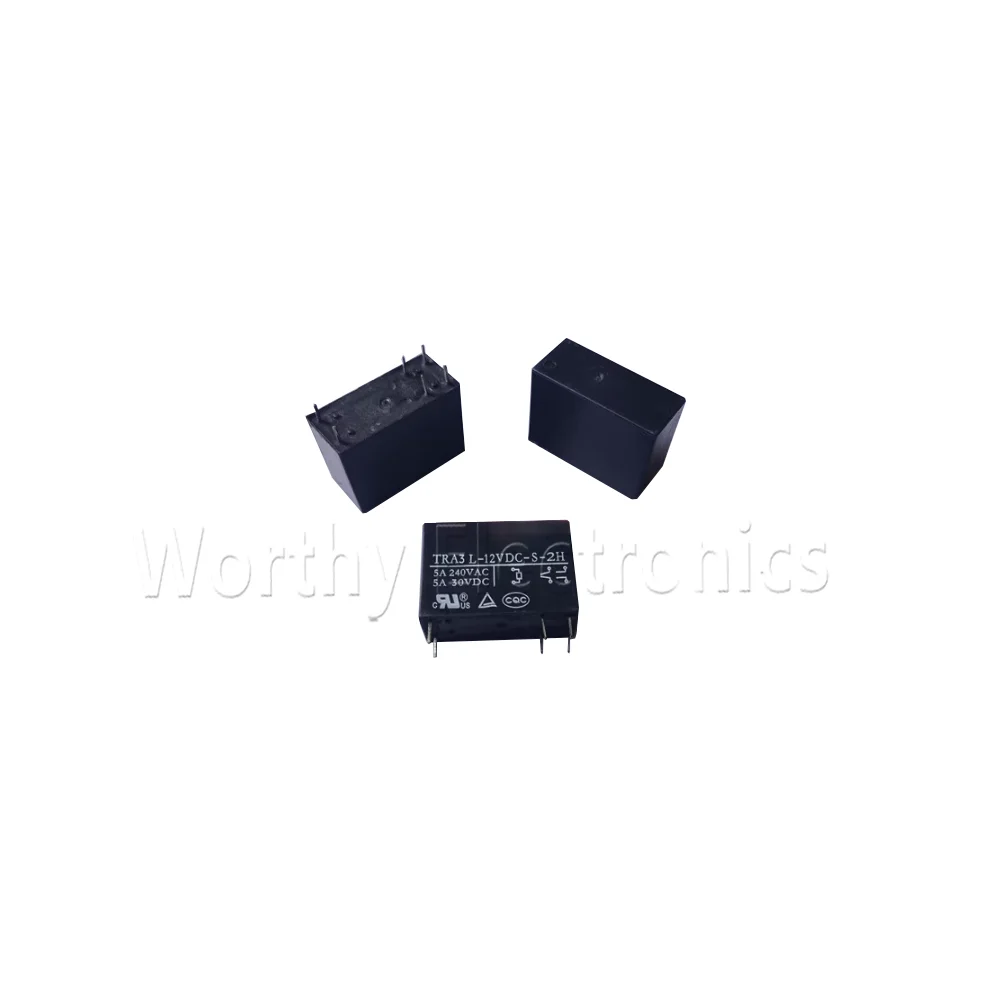 

Free shipping 10PCS/LOT TRA3 L-12VDC-S-2H 6PIN 5A relay
